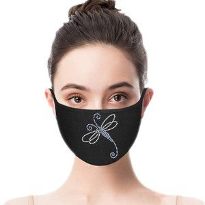 Dragonfly BlingRhinestone Mask